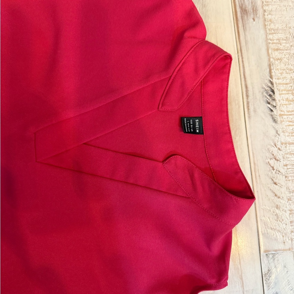 SHEIN Women's Bold Hot Pink Blouse - Picture 2 of 8
